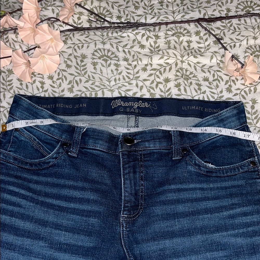 Wrangler Q-Baby High-Rise Dark Blue Women's Jeans